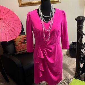 Vibrant fuschia dress by Glamour!